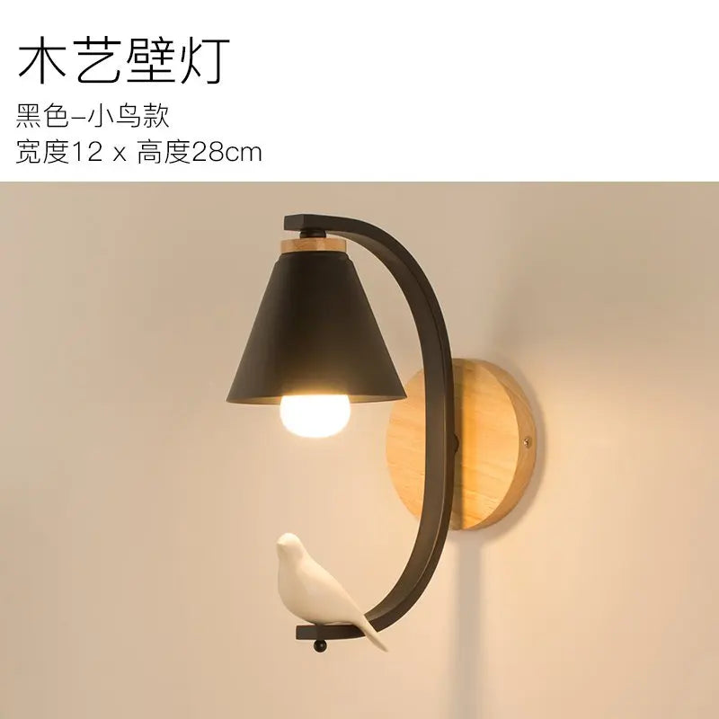 Nordic led wall lamp living room modern bedroom creative wall Luminaria bedside wall lightChildren's room decor lighting fixture