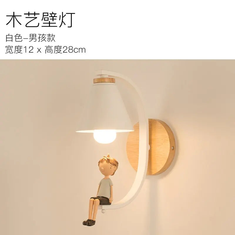 Nordic led wall lamp living room modern bedroom creative wall Luminaria bedside wall lightChildren's room decor lighting fixture